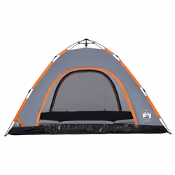 vidaXL Camping Tent 5-Person Lightweight Tent Dome Tent Shelter Quick Release - grey, 5-person - Additional view 6