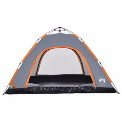 vidaXL Camping Tent 5-Person Lightweight Tent Dome Tent Shelter Quick Release - grey, 5-person - Additional view 7