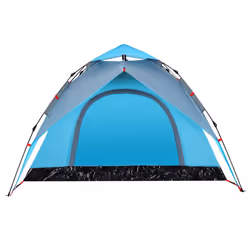 vidaXL Camping Tent Dome Tent Lightweight Tent Blackout Fabric Quick Release - Blue, 230 x 200 x 148 cm - Additional view 7