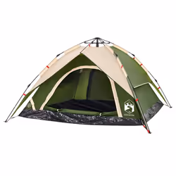 vidaXL Camping Tent Dome Tent Lightweight Tent Blackout Fabric Quick Release - Green, 230 x 230 x 140 cm - Additional view 4
