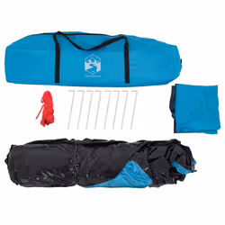 vidaXL Camping Tent Dome 4-Person Lightweight Dome Tent Blue Quick Release - Additional view 9