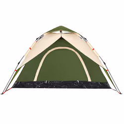 vidaXL Camping Tent Dome Tent Lightweight Tent Blackout Fabric Quick Release - Green, 250 x 250 x 155 cm - Additional view 6