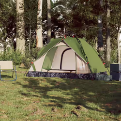 vidaXL Camping Tent Dome 2-Person Lightweight Dome Tent Green Quick Release