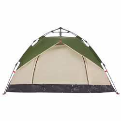 vidaXL Camping Tent Dome 2-Person Lightweight Dome Tent Green Quick Release - Additional view 7