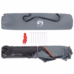 vidaXL Camping Tent Dome 3-Person Dome Tent Grey and Orange Quick Release - Additional view 9