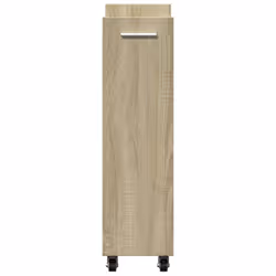 vidaXL Cabinet with Wheels Storage Cart Hallway Side Table Engineered Wood - sonoma oak - Additional view 5
