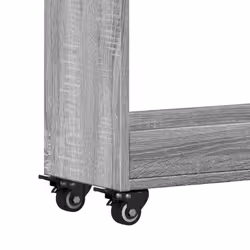 vidaXL Cabinet with Wheels Storage Cart Hallway Side Table Engineered Wood - grey sonoma - Additional view 7