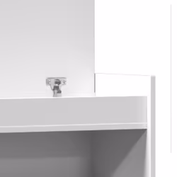 vidaXL Shoe Cabinet Shoe Storage Cupboard Shoe Rack Shelf Engineered Wood - white - Additional view 8