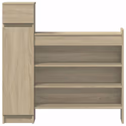 vidaXL Shoe Cabinet Shoe Storage Cupboard Shoe Rack Shelf Engineered Wood - sonoma oak - Additional view 5