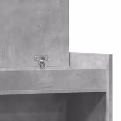 vidaXL Shoe Cabinet Shoe Storage Cupboard Shoe Rack Shelf Engineered Wood - concrete grey - Additional view 8