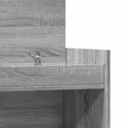 vidaXL Shoe Cabinet Shoe Storage Cupboard Shoe Rack Shelf Engineered Wood - grey sonoma - Additional view 8