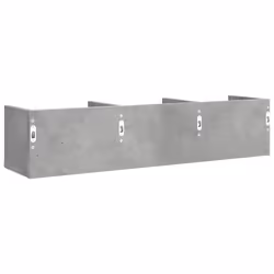 vidaXL Wall Cabinets Wall Storage Cabinet Hanging Cupboard Engineered Wood - concrete grey, 75 x 18 x16,5 cm/ 2 pcs - Additional view 7