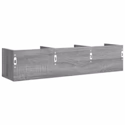 vidaXL Wall Cabinets Wall Storage Cabinet Hanging Cupboard Engineered Wood - grey sonoma, 75 x 18 x16,5 cm/ 1 pcs - Additional view 6