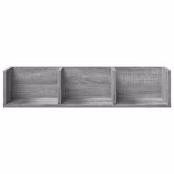 vidaXL Wall Cabinets Wall Storage Cabinet Hanging Cupboard Engineered Wood - grey sonoma, 75 x 18 x16,5 cm/ 2 pcs - Additional view 4
