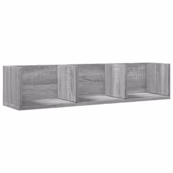 vidaXL Wall Cabinets Wall Storage Cabinet Hanging Cupboard Engineered Wood - grey sonoma, 75 x 18 x16,5 cm/ 2 pcs - Additional view 5