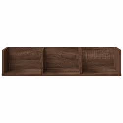 vidaXL Wall Cabinets Wall Storage Cabinet Hanging Cupboard Engineered Wood - brown oak, 75 x 18 x16,5 cm/ 2 pcs - Additional view 4