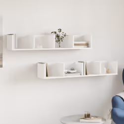 VidaXL 840444 shelve Wood White