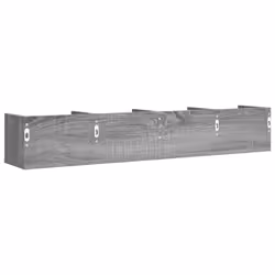 vidaXL Wall Cabinets Wall Storage Cabinet Hanging Cupboard Engineered Wood - grey sonoma, 99 x 18 x16,5 cm/ 2 pcs - Additional view 7