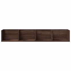 vidaXL Wall Cabinets Wall Storage Cabinet Hanging Cupboard Engineered Wood - brown oak, 99 x 18 x16,5 cm/ 2 pcs - Additional view 4