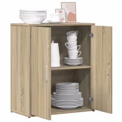 vidaXL Sideboard Sonoma Oak 60x31x70 cm Engineered Wood - Additional view 3