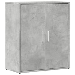vidaXL Sideboard Cupboard Side Cabinet Highboard Concrete Grey Engineered Wood - concrete grey