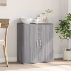 vidaXL Sideboard Cupboard Side Cabinet Highboard Grey Sonoma Engineered Wood