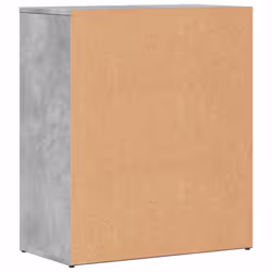vidaXL Sideboard Storage Cupboard Side Cabinet Highboard Black Engineered Wood - concrete grey - Additional view 6