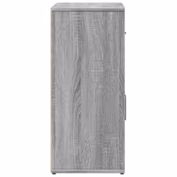 vidaXL Sideboard Storage Cupboard Side Cabinet Highboard Black Engineered Wood - grey sonoma - Additional view 5