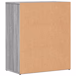 vidaXL Sideboard Storage Cupboard Side Cabinet Highboard Black Engineered Wood - grey sonoma - Additional view 6