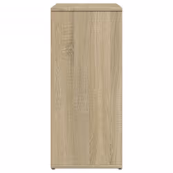 vidaXL Sideboard Cupboard Highboard Side Cabinet Brown Oak Engineered Wood - sonoma oak - Additional view 5