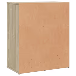vidaXL Sideboard Cupboard Highboard Side Cabinet Brown Oak Engineered Wood - sonoma oak - Additional view 6