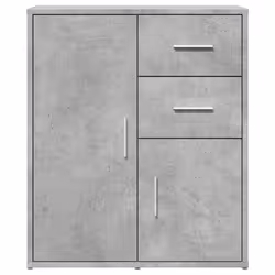 vidaXL Sideboard Concrete Grey 60x31x70 cm Engineered Wood - Additional view 4