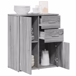 vidaXL Sideboard Grey Sonoma 60x31x70 cm Engineered Wood