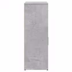 vidaXL Sideboard Storage Cupboard Cabinet Highboard White Engineered Wood - concrete grey - Additional view 5