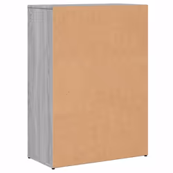 vidaXL Sideboard Storage Cupboard Cabinet Highboard White Engineered Wood - black - Additional view 6