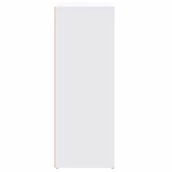 vidaXL Sideboard Storage Cupboard Side Cabinet Highboard Black Engineered Wood - white - Additional view 5