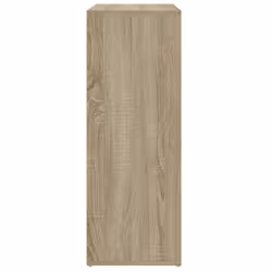 vidaXL Sideboard Storage Cupboard Cabinet Highboard Sonoma Oak Engineered Wood - sonoma oak - Additional view 5