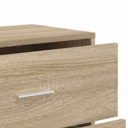 vidaXL Sideboard Storage Cupboard Cabinet Highboard Sonoma Oak Engineered Wood - sonoma oak - Additional view 7