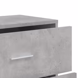 vidaXL Sideboard Storage Cupboard Cabinet Highboard Sonoma Oak Engineered Wood - concrete grey - Additional view 7