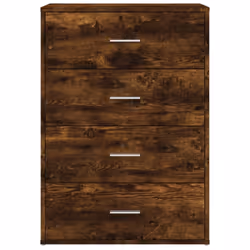vidaXL Sideboard Storage Cupboard Cabinet Highboard Sonoma Oak Engineered Wood - smoked oak - Additional view 4