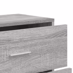 vidaXL Sideboard Storage Cupboard Cabinet Highboard Sonoma Oak Engineered Wood - grey sonoma - Additional view 7