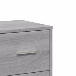 vidaXL Sideboard Cupboard Side Cabinet Highboard Sonoma Oak Engineered Wood - grey sonoma - Additional view 8
