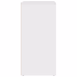vidaXL Sideboard Storage Cupboard Side Cabinet Highboard Black Engineered Wood - white - Additional view 6