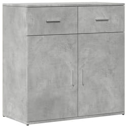 vidaXL Sideboard Storage Cupboard Side Cabinet Home Highboard Engineered Wood - concrete grey