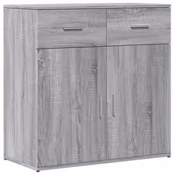 vidaXL Sideboard Storage Cupboard Side Cabinet Home Highboard Engineered Wood - grey sonoma