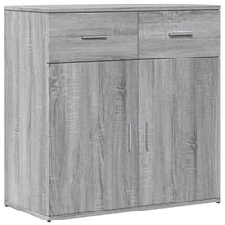 vidaXL Sideboard Storage Cupboard Side Cabinet Home Highboard Engineered Wood - grey sonoma