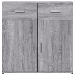 vidaXL Sideboard Storage Cupboard Side Cabinet Home Highboard Engineered Wood - grey sonoma - Additional view 4
