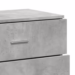 vidaXL Sideboard Cupboard Side Cabinet Highboard Concrete Grey Engineered Wood - concrete grey - Additional view 8