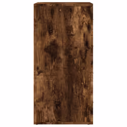 vidaXL Sideboard Cupboard Side Cabinet Highboard Concrete Grey Engineered Wood - smoked oak - Additional view 6