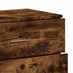 vidaXL Sideboard Cupboard Side Cabinet Highboard Concrete Grey Engineered Wood - smoked oak - Additional view 8
